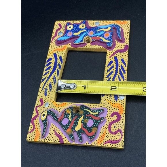 Pepe Santiago Alebrije Single Decora Switch Plate Cover Hand Painted Mexico - Picture 10 of 12